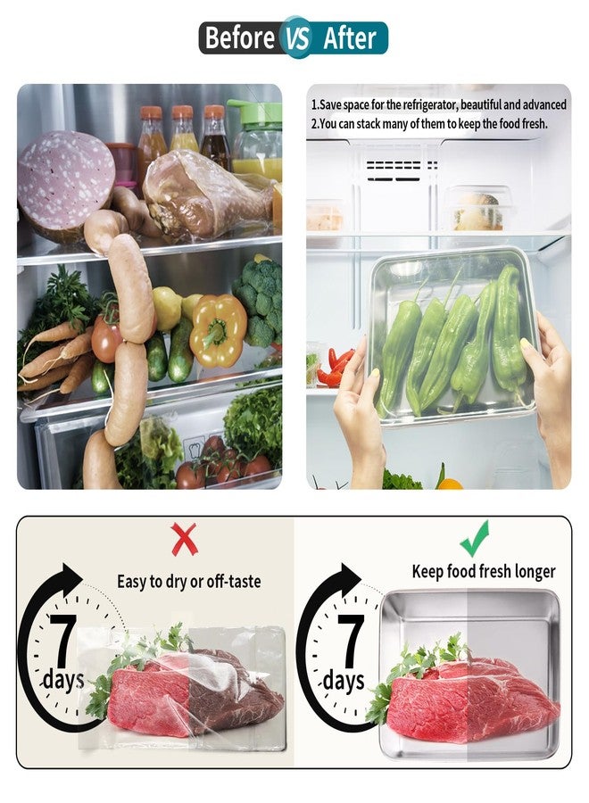 GIUOIDUO Stainless Steel Lunch Box 6-Pack with Free Seal, Leakproof, Lid Food Container, Reusable Food Storage Container for Travel and Work, Dishwasher Safe, Freezer Safe - Image 3