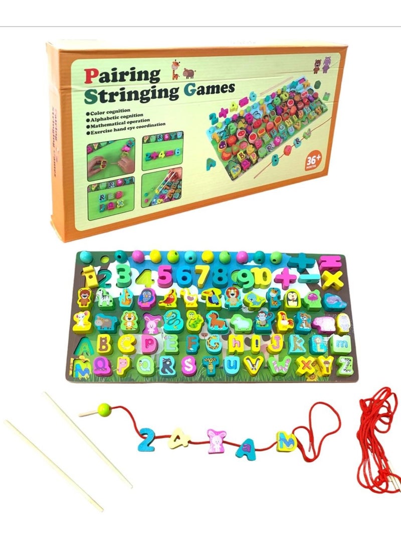 Safwa Toys Children's toy, W45-39 letter and number board toy with inclusion from Al Safwa Toys 