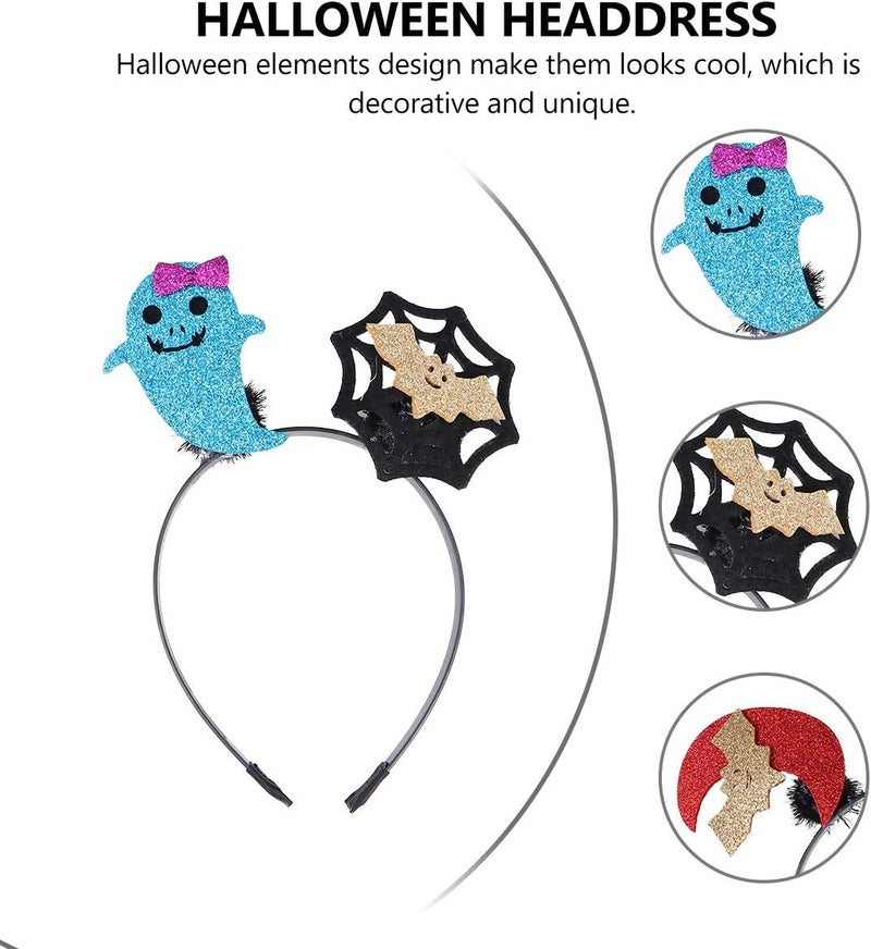 klarako 5pcs Halloween Hair Headdress Costume Prop Hair Accessory (Random Pattern) Pet Supply - Image 2