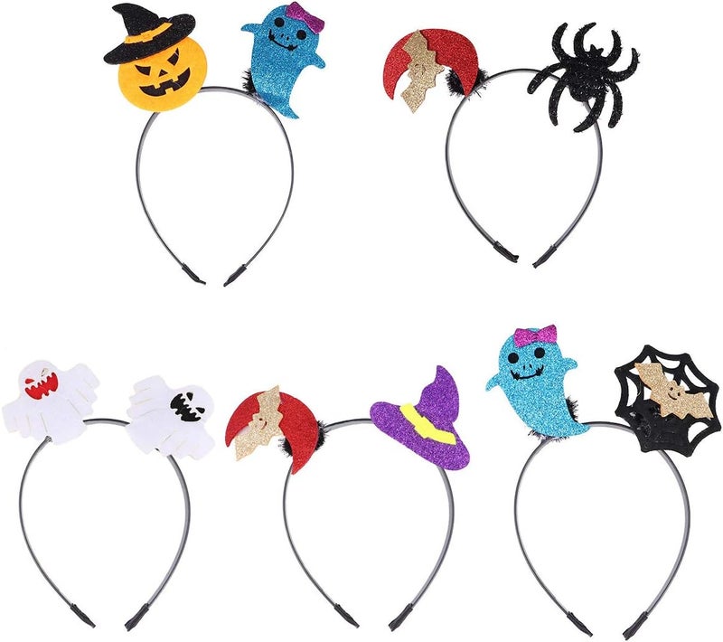 klarako 5pcs Halloween Hair Headdress Costume Prop Hair Accessory (Random Pattern) Pet Supply - Image 1