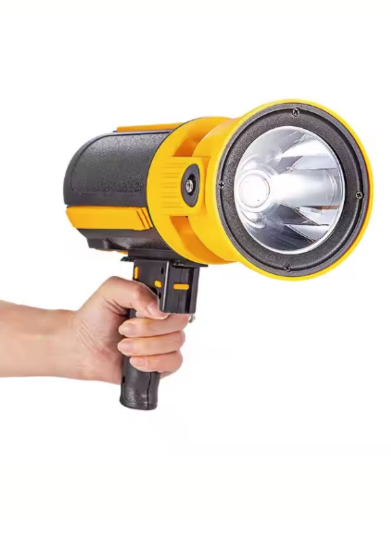 BONAI 5000 LED Rechargeable Light Foldable Tripod Stand, Detachable Handheld Flashlight Multi-Mode  for Indoor and Outdoor Garage Work Job Sites Camping Hiking Fishing and Emergency Lighting (W5164-1)  - Image 4