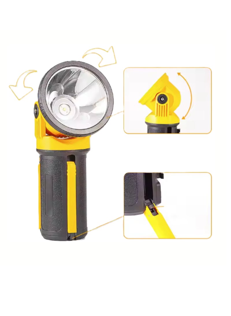BONAI 5000 LED Rechargeable Light Foldable Tripod Stand, Detachable Handheld Flashlight Multi-Mode  for Indoor and Outdoor Garage Work Job Sites Camping Hiking Fishing and Emergency Lighting (W5164-1)  - Image 5