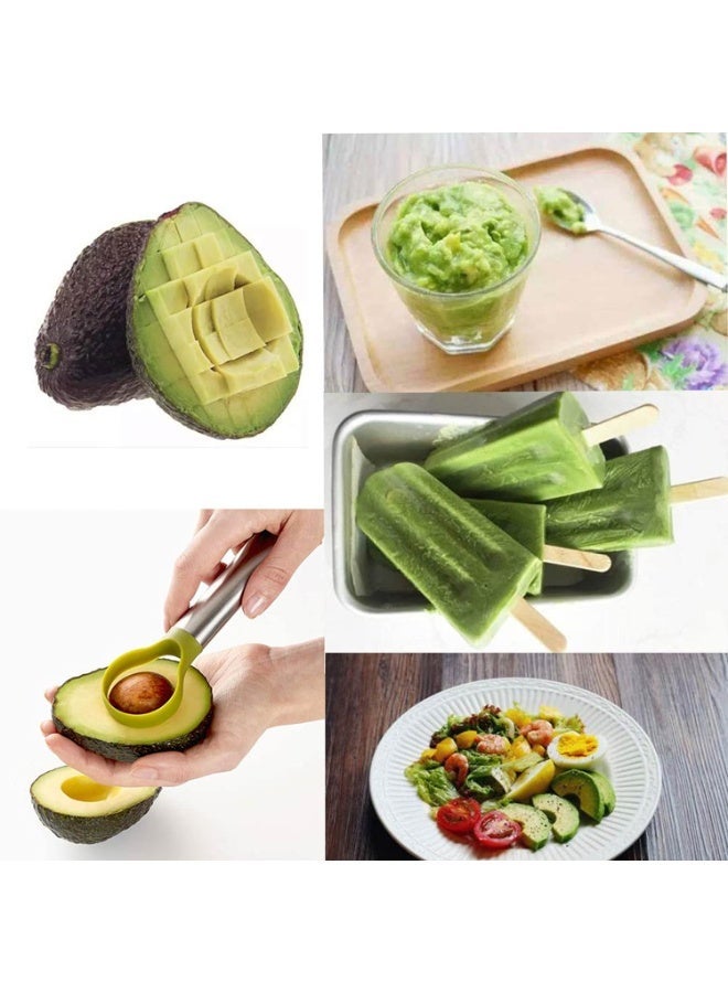 general Avocado Slicer,Avocado Pit Remover Cutter Peeler Well Made Stainless Steel Avocado Slicer and Pitter Tool - Image 3
