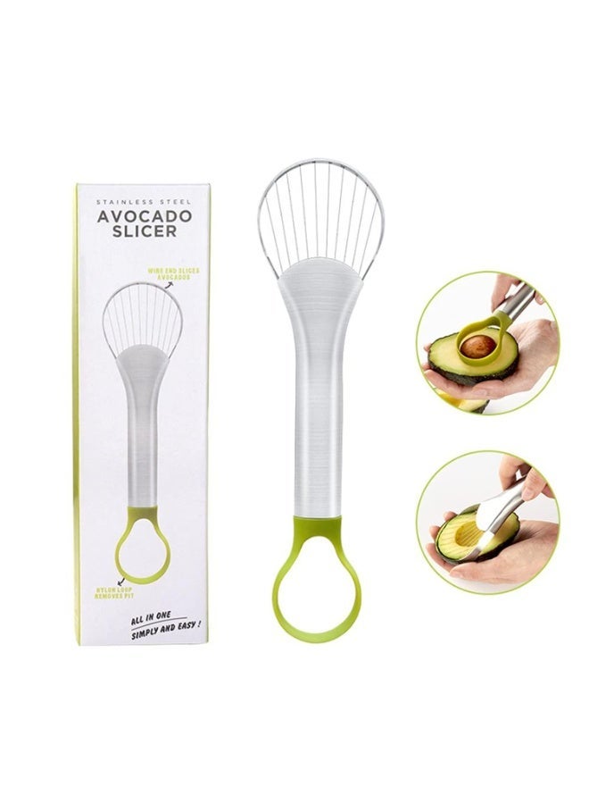 general Avocado Slicer,Avocado Pit Remover Cutter Peeler Well Made Stainless Steel Avocado Slicer and Pitter Tool - Image 4