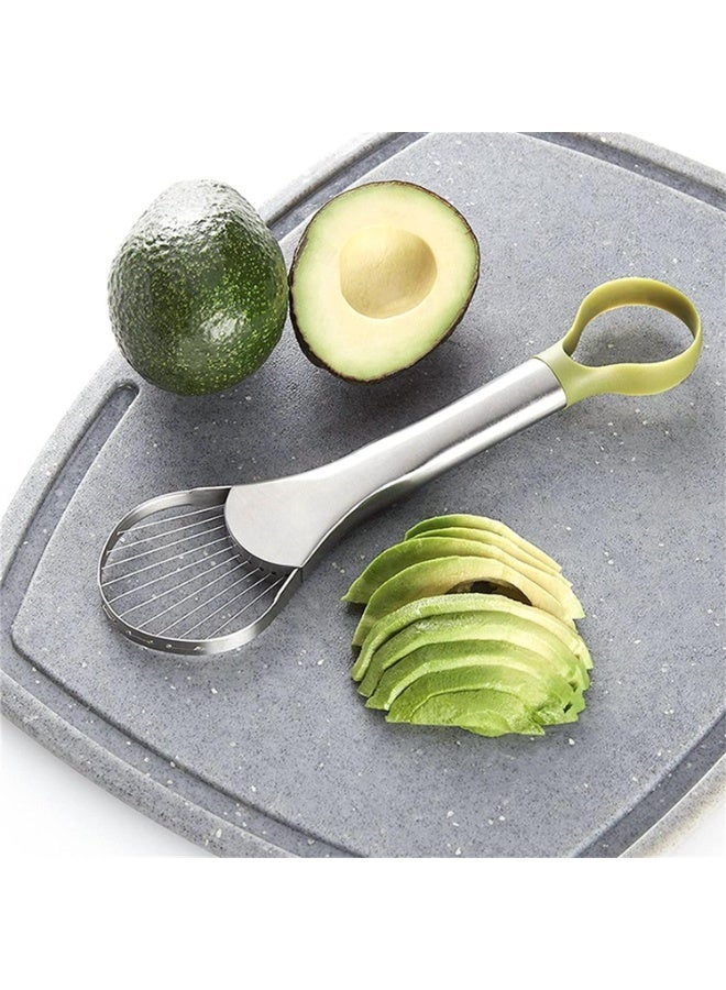 general Avocado Slicer,Avocado Pit Remover Cutter Peeler Well Made Stainless Steel Avocado Slicer and Pitter Tool - Image 5