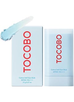 Tocobo Cotton Soft Sun Stick, SPF50+ PA++++, Vegan Sun Stick for Face, UV Protection, 19g / 0.67oz  - Image 1