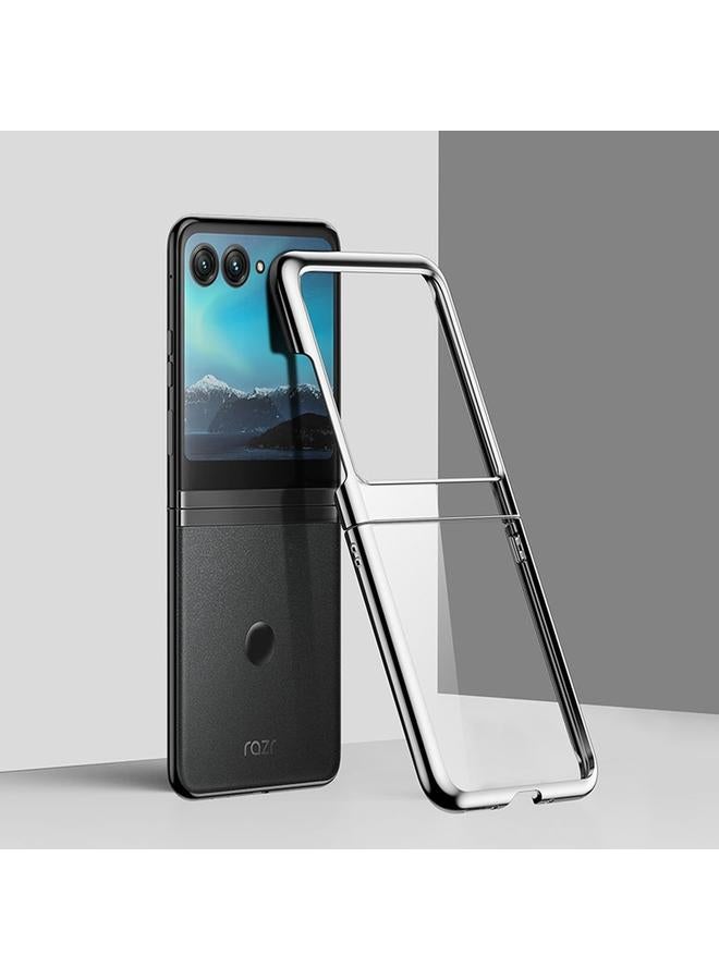 S-TOP Case For Motorola Razr 40 Ultra Full Coverage Electroplate PC Transparent Phone Case - Image 1