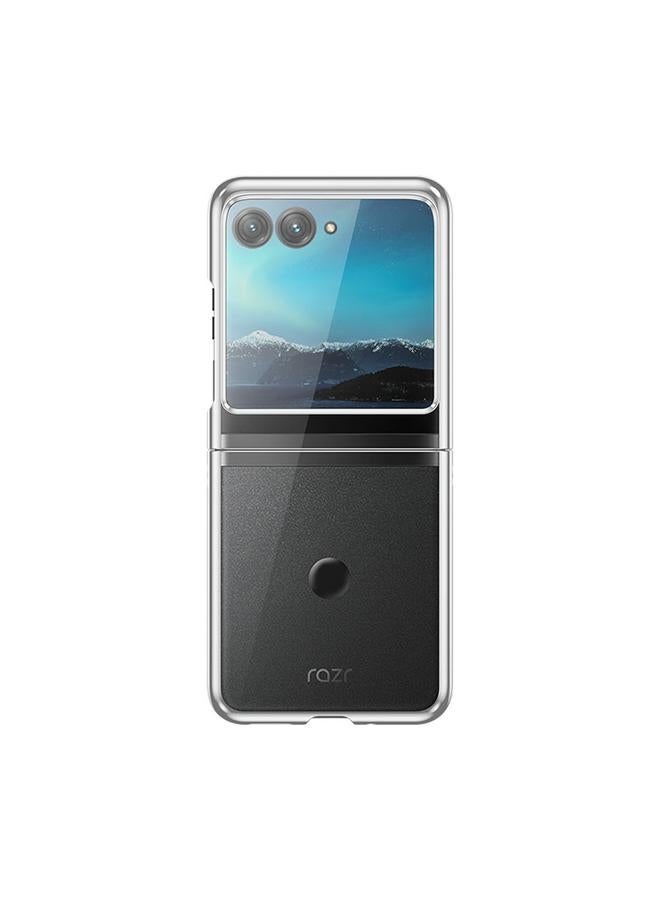 S-TOP Case For Motorola Razr 40 Ultra Full Coverage Electroplate PC Transparent Phone Case - Image 2