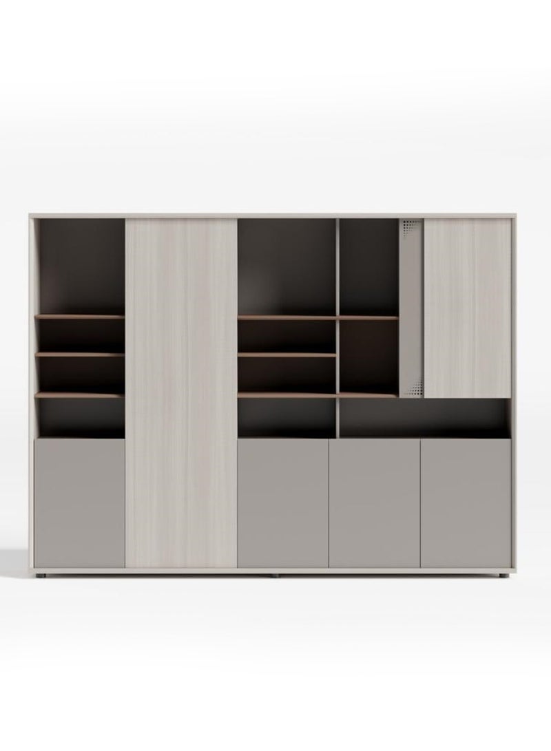 HUIMEI Huimei YD-C240 Office Cabinet, White Oak Color 