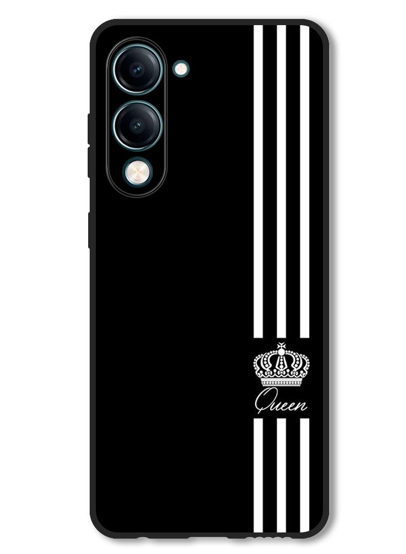 Theodor Case Compatible with Vivo Y29s Protection Shockproof Bumper Cover Queen Crown - Image 1