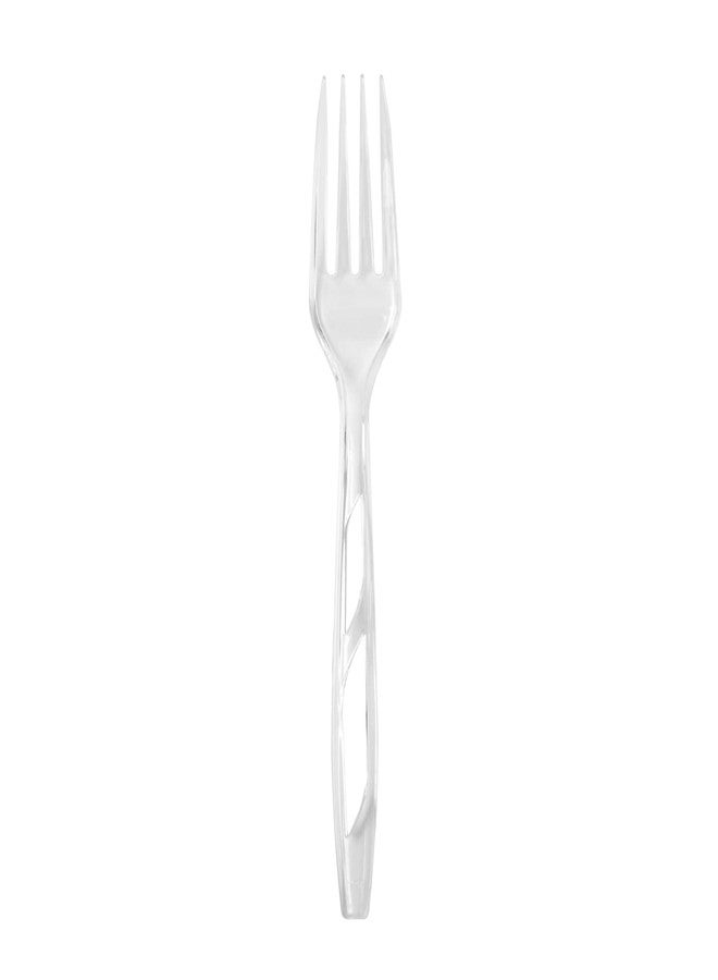 Highmark® Heavy-Duty Plastic Cutlery, Clear, Pack Of 192 Utensils - Image 3