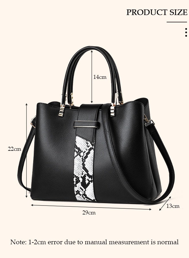 DUNISO Women's Fashion Handbag Faux Leather Crossbody Bag For Women Large Capacity Tote Bags Top Handle Satchel Fashionable Travel Shoulder Bag For Ladies - Image 2