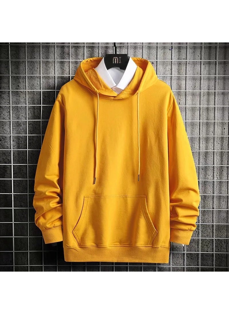 Generic - Mens Hoodie Autumn Thin Loose Fit Cotton 280g Fog blue - Image 1