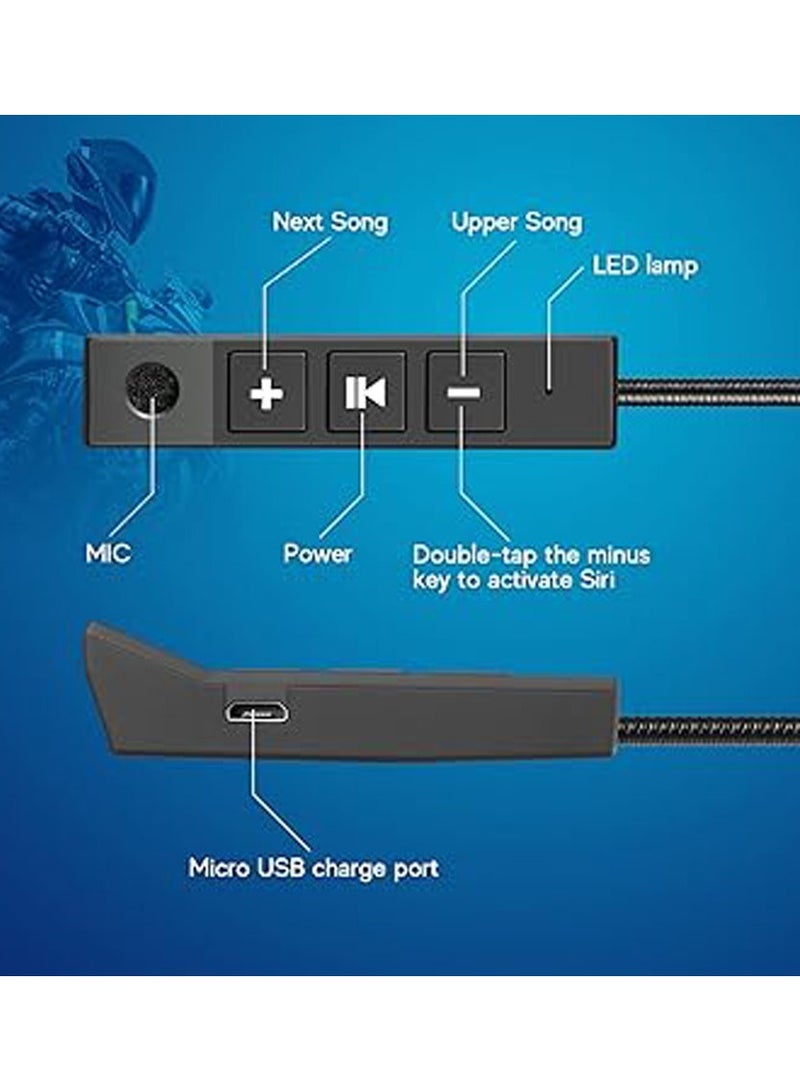 قبعة دراجة نارية بلوتوث، سماعة خارجية لاسلكية، مكبر صوت لاسلكي بدون مقابض، بلوتوث 5.3 EDR، قبعة دراجة نارية لاسلكية تجيب تلقائيًا، قبعة دراجة نارية بجودة صوت عالية. - Image 5