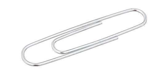 School Smart Smooth Paper Clip, 1-1/4 Inches, Silver, Pack of 100 - Image 4