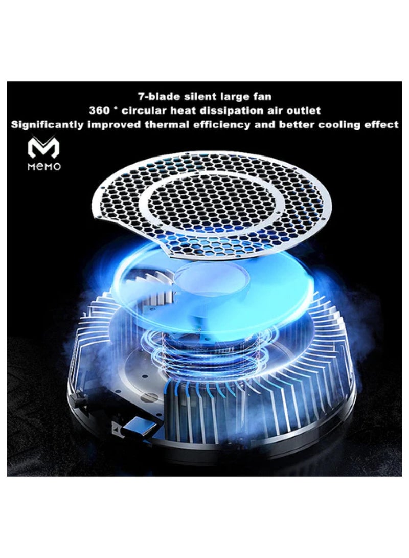 Memo CX05 Semiconductor Tablet Magnetic Back-clip Radiator For iPad Android Flat Universal 3 Speed ​​Regulation Cool Heatsink - Image 3