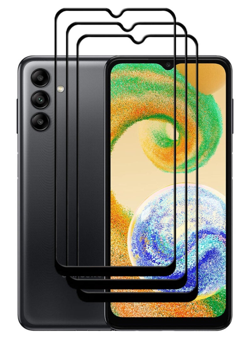 ACLIX 3 Pieces Antistatic ESD Dustproof Premium Quality High Definition Tempered Glass Screen Protector Designed For Samsung Galaxy A04s - Image 1