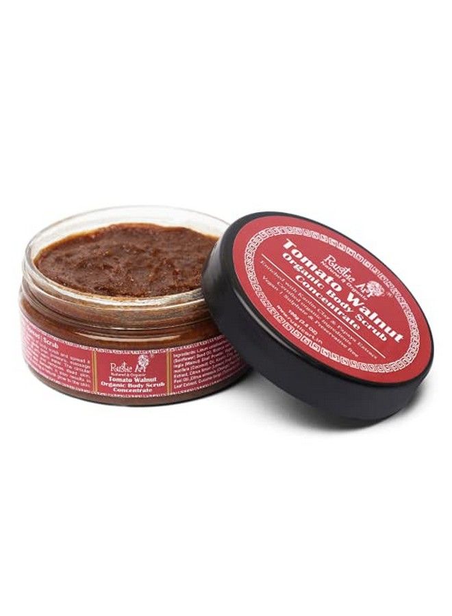 Rustic Art Tomato Walnut Body Scrub Organic Concentrate | For Glowing Skin | Removes Tan & Dead Skin | 100G - Image 3