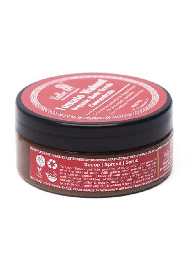 Rustic Art Tomato Walnut Body Scrub Organic Concentrate | For Glowing Skin | Removes Tan & Dead Skin | 100G - Image 5