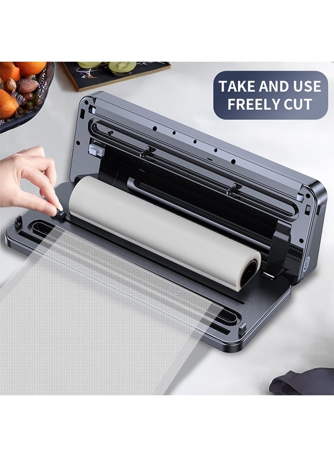 Joshberg Vacuum Sealer Machine, Full Automatic Food Saver Machine With LED Indicator Lights,Dry/Moist Modes,Built-in Cutter,20 Sealing Bags for Jars and Containers Storage  - Image 2