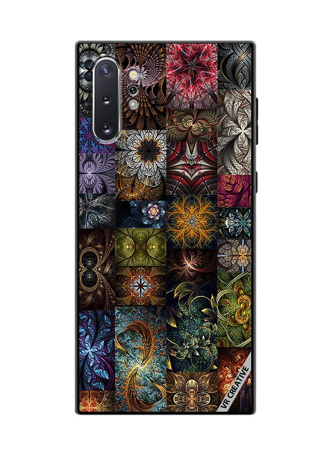 VR CREATIVE Protective Case Cover For Samsung Galaxy Note10 Plus 5G 30 Mind Blowing Pieces Of Algorithmic Fractal Art Design Multicolour - Image 1