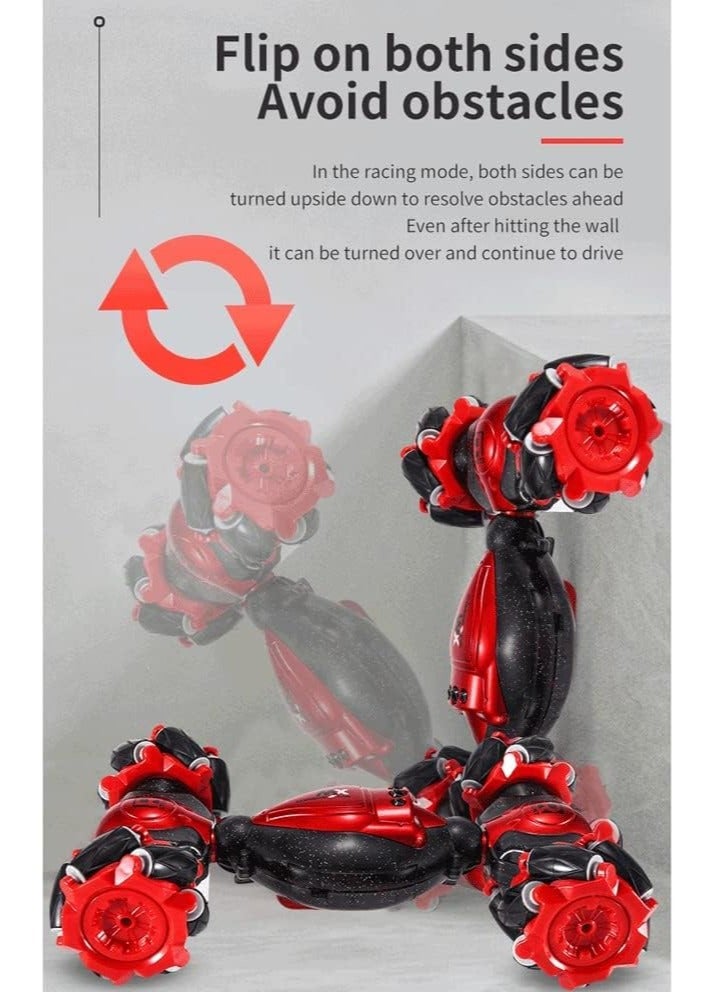 4WD Hand Controlled Transform Cars, 2.4GHz Remote Control Car, Gesture Sensor Car, Double Sided Rotating Off-Road Vehicle, 360° Reverse Transformable Electric Car  - Image 4