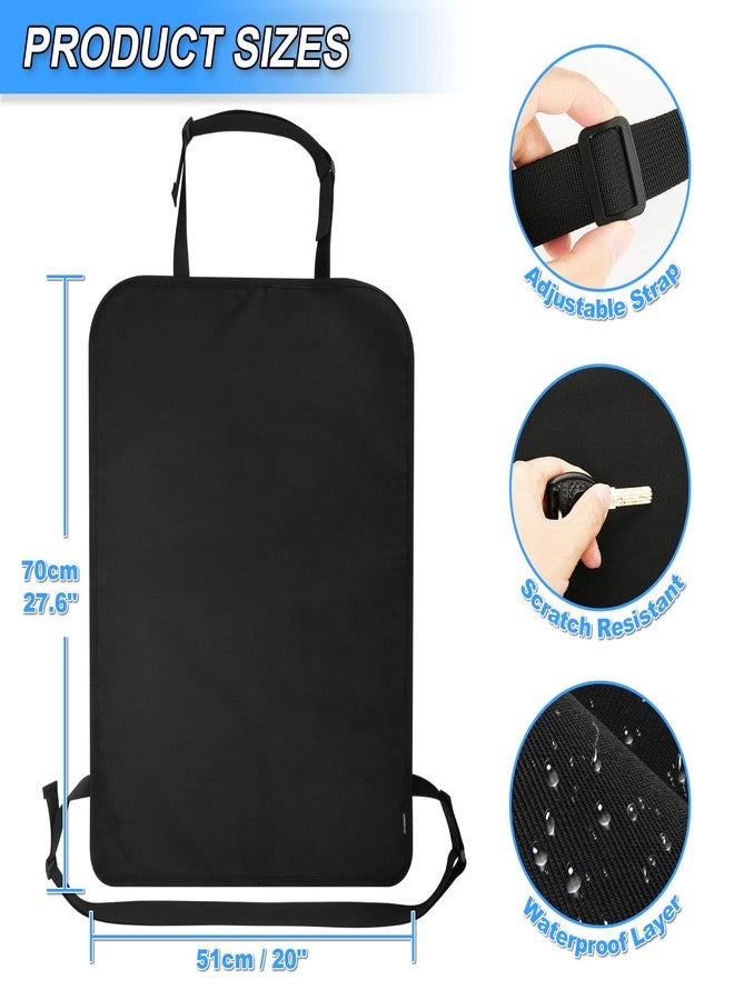 Homakover 2 Pack Heavy Duty Kick Mats Back Seat Protectors for Kids,X-Large Durable Car Back Seat Cover,Waterproof Sag Proof Kick Mats Back Seat Protector for Vehicles Protect from Dirt,Mud&Scratches, X-Large - Image 2