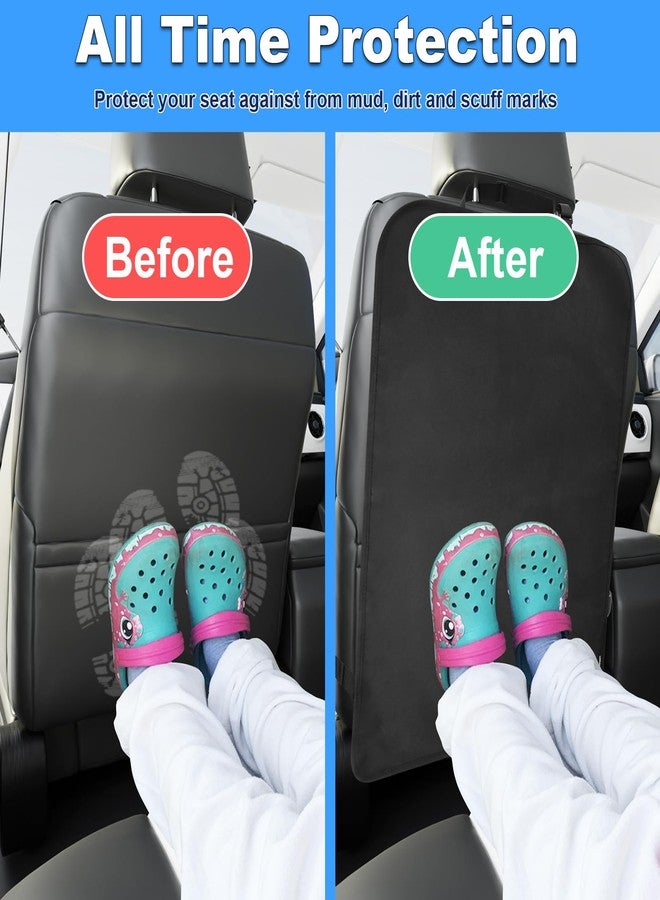 Homakover 2 Pack Heavy Duty Kick Mats Back Seat Protectors for Kids,X-Large Durable Car Back Seat Cover,Waterproof Sag Proof Kick Mats Back Seat Protector for Vehicles Protect from Dirt,Mud&Scratches, X-Large - Image 3