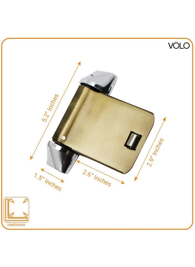 Volo Volo Helix Door Closer, Spring Action Type, Door Closer for Wooden Door, for Residential/Commercial Purpose for Light Weight & PVC Door (Antique)  - Image 3