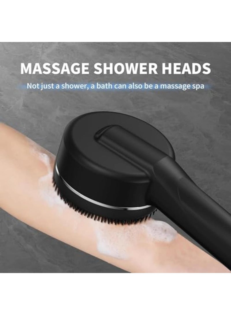 SYOSI Hard Water Filter Shower Head with Hose and Holder, 4 Mode High Pressure Handheld Showerhead with Pause Switch, Removes Residual Chlorine and Impurities, Ideal for Dry Skin, Hair Care, Family Use - Image 2