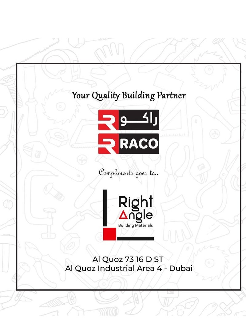 RACO RACO Industrial Coverall Long Sleeves Pre-Shrunk 190GSM 100% Twill Cotton  - Image 4