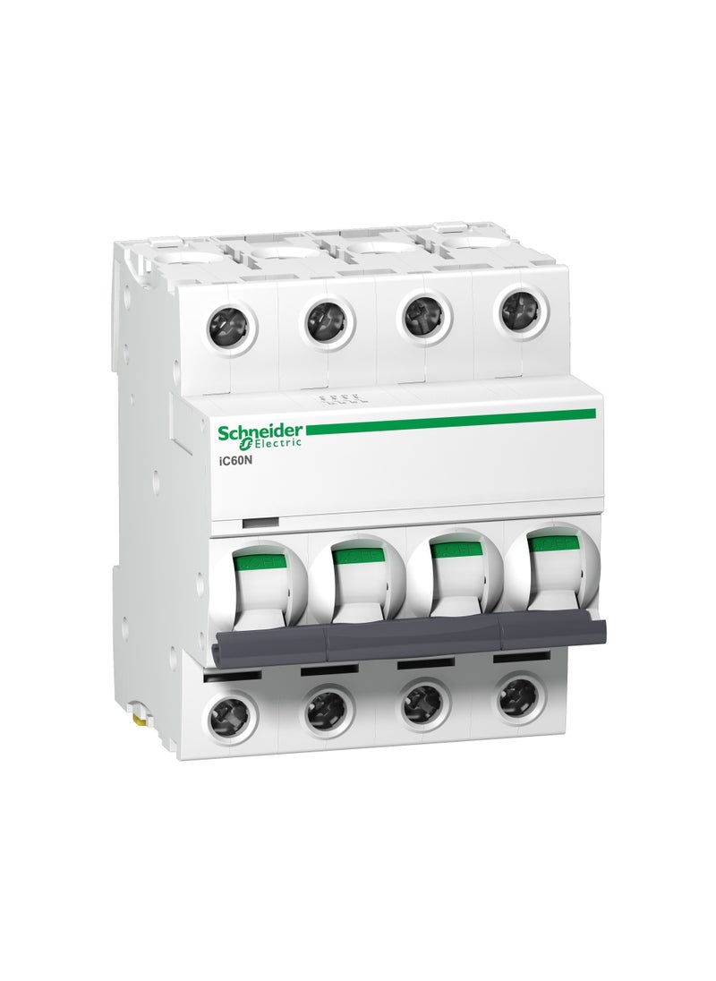 Schneider Electric A9F44425 Acti9 iC60N 4P 25A C Miniature Circuit breaker 