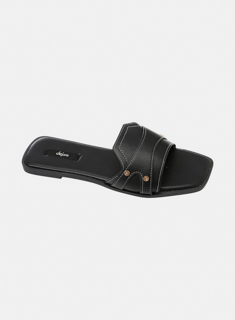 Dejavu Shoes KND-DJTX-002  Easy Slip-on Style Slippers For Women - Image 1
