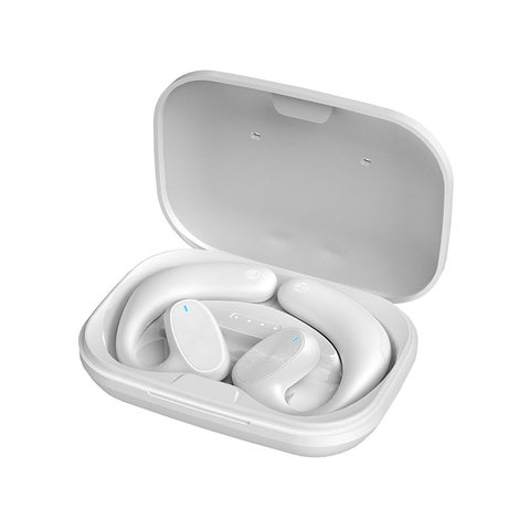 Bone Conduction TWS Bluetooth Earphones with Long Battery Life X6 White without digital display X6 White without digital display