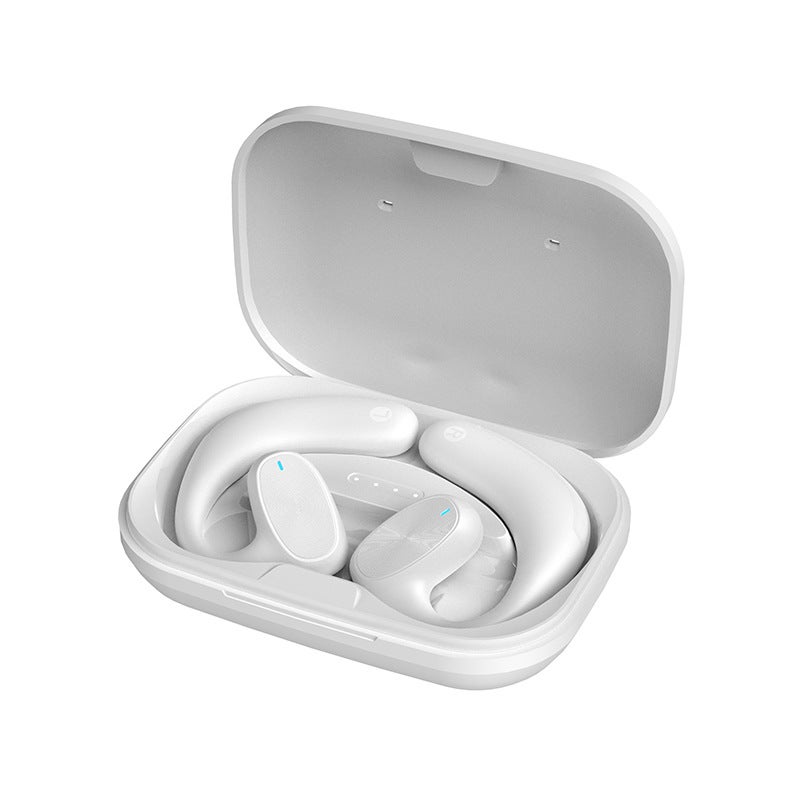 Bone Conduction TWS Bluetooth Earphones with Long Battery Life X6 White without digital display X6 White without digital display