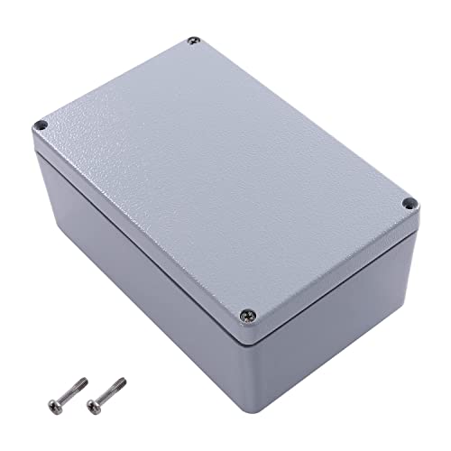 Fielect Aluminum Enclosure Project Box Waterproof IP65 Metal Junction Box Universal Electrical Project Enclosure Box 740 x 472 x 307