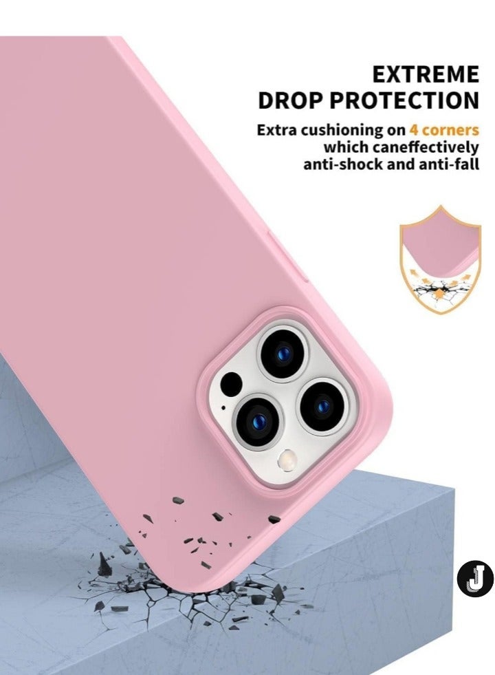 JAJEEK "iPhone 16 Pro Max Slim Fit Pink TPU Case – Soft, Flexible Silicone Back Cover for Sleek Protection" - Image 2