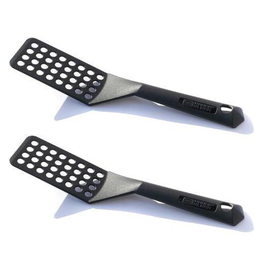 Berndes Range Kleen 9011 Black Slotted Nonstick Spatula Turner 2-Pack - Image 1
