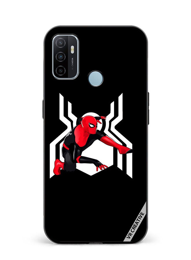 VR CREATIVE Protective Case Cover For Oppo A53 Spiderman Design Multicolour - Image 1