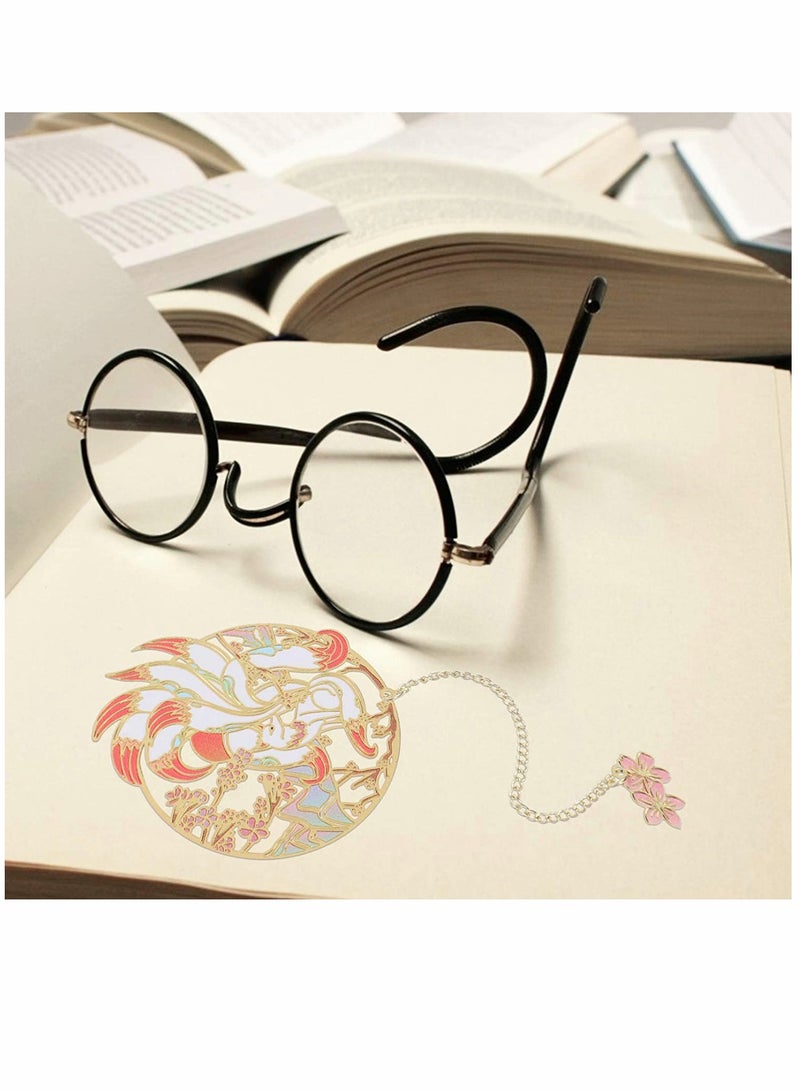 KASTWAVE Bookmark, Vintage Metal Bookmark, Chinese Style Bookmark Page, for Student Reading Pagination Mark - Image 3