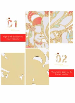 KASTWAVE Bookmark, Vintage Metal Bookmark, Chinese Style Bookmark Page, for Student Reading Pagination Mark  - Image 5