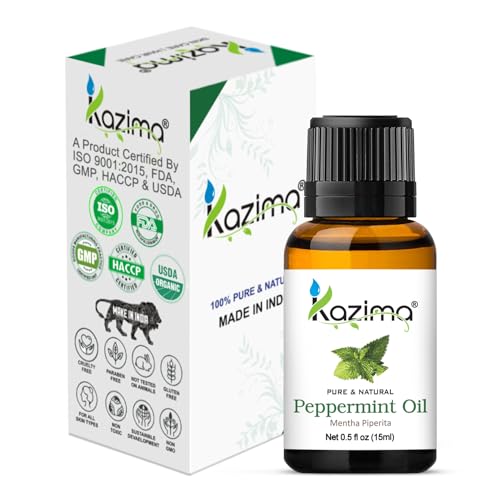 KAZIMA Combo Of Rosemary Oil and Peppermint Oil For Hair Growth, Skin Care - 100% Pure Natural Oil, 15 ml (Pack of 2) - Image 5