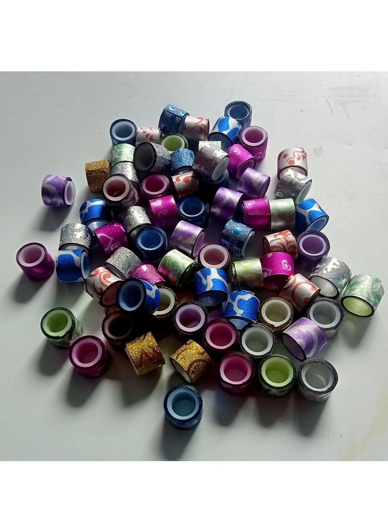 Generic Generic 70pcs Glitter Washi Masking Tape Set for Scrapbook Arts and Crafts Projects  - Image 1