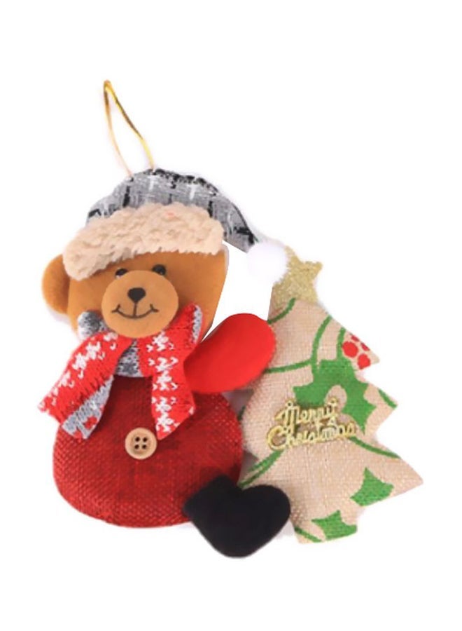 NIBEMINENT Bear Pendant For Tree Decoration Multicolour 13 x 14cm - Image 1