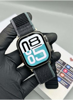 هونج كونج ساعة Hk10 ULTRA 3 الذكية - حزامان (سيليكون وقماش) - 49 مم  - Image 5