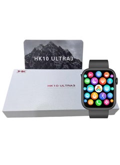 هونج كونج ساعة Hk10 ULTRA 3 الذكية - حزامان (سيليكون وقماش) - 49 مم  - Image 2
