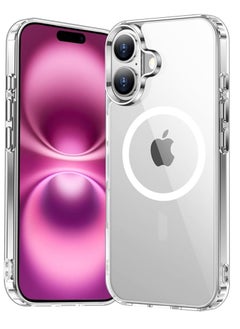 for i-Phone 16 Plus Case Clear, [Compatible with Mag-safe] [Not Yellowing] Slim Shockproof for i-Phone 16 Plus Case,Clear