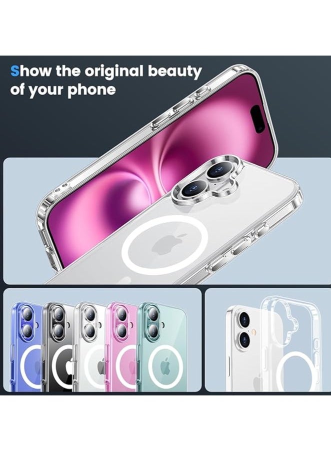 Generic - for i-Phone 16 Plus Case Clear, [Compatible with Mag-safe] [Not Yellowing] Slim Shockproof for i-Phone 16 Plus Case,Clear - Image 1