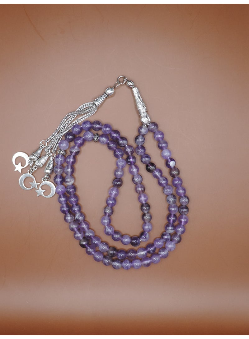 Kamins Collection Amethyst Tasbih Prayer Beads - Image 2