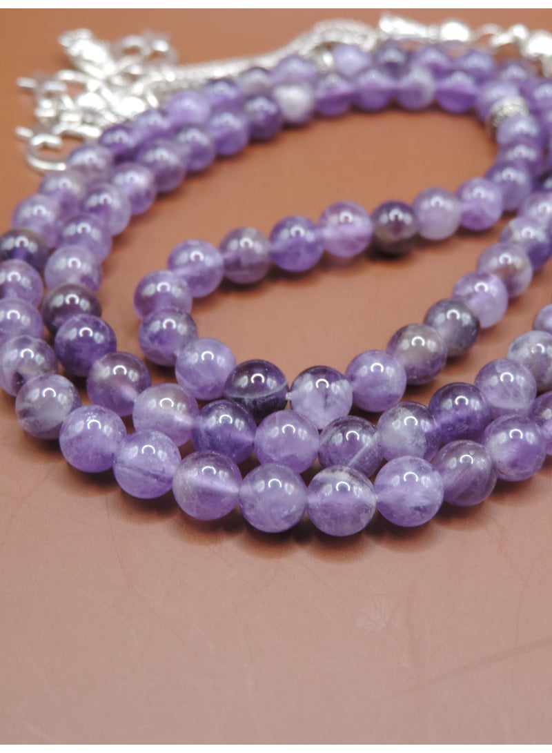 Kamins Collection Amethyst Tasbih Prayer Beads - Image 4